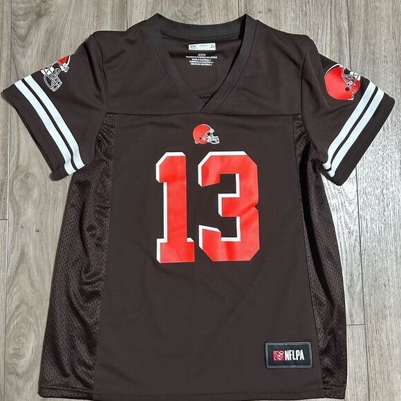NFL Cleveland Browns #13 Odell Beckham Jr Jersey Brown Women's Size Medium - Picture 1 of 3